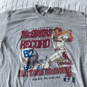 Retro MLB Mark McGuire vs Record Rare! Great condition! XL! Vintage